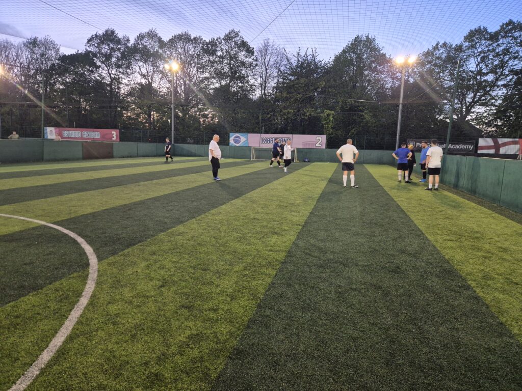 On the pitch photo
