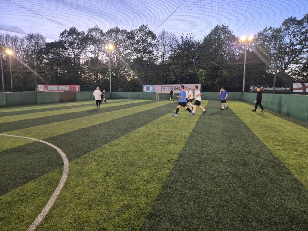 On the pitch photo